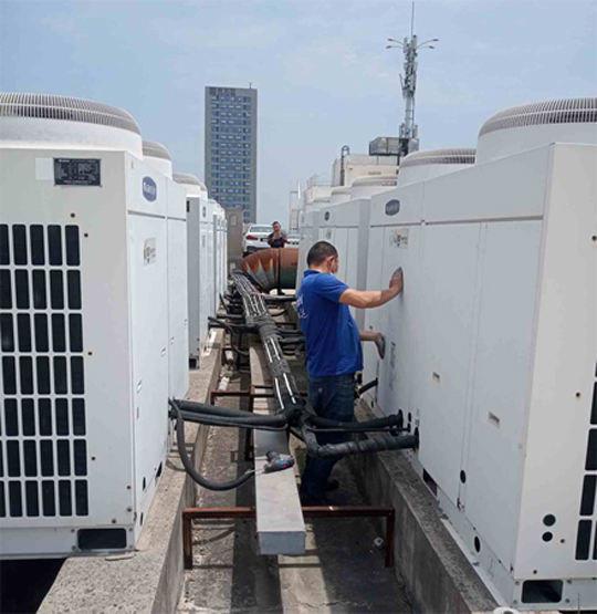 通辽市中央空调制热和不制冷系统维修方法